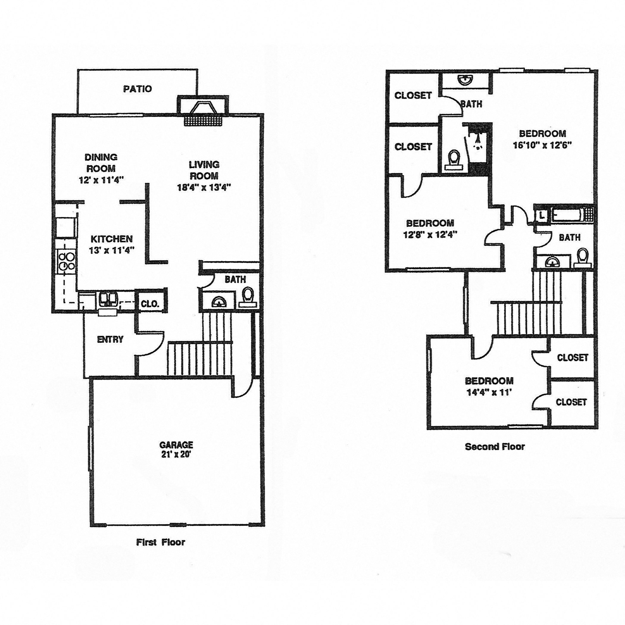 Floor Plans of Willow Creek in Kansas City, MO Over 40